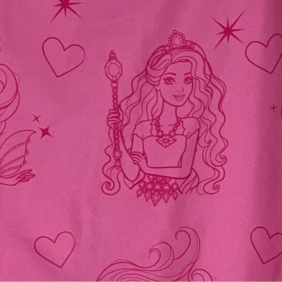 Barbie Twin Size Flat Sheet 2017 Mattel Barbie Flat Sheet Only - Picture 4 of 5